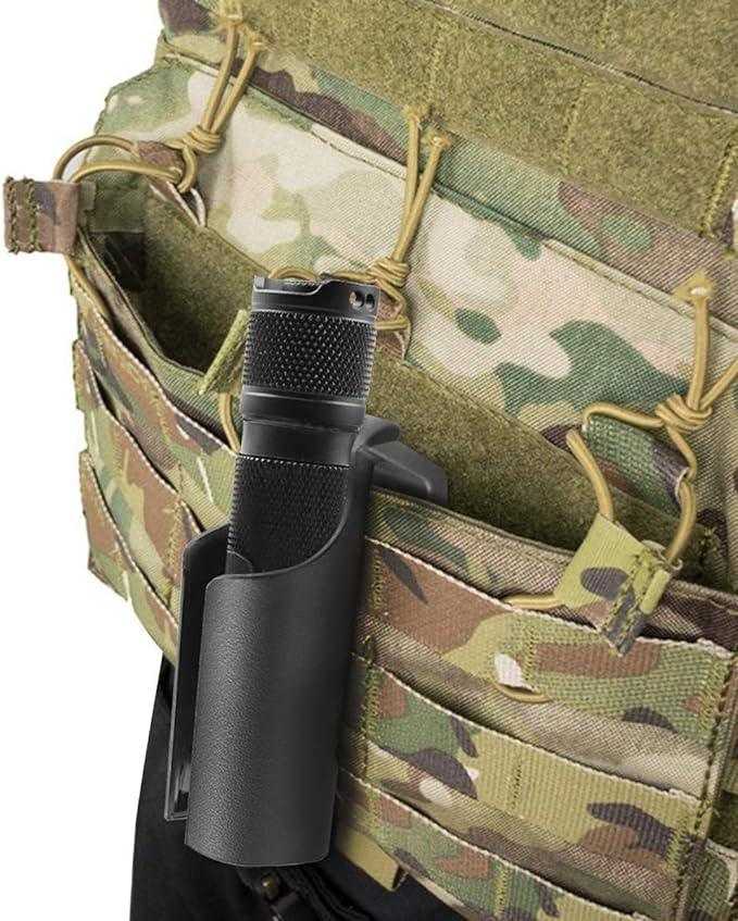 Holster-Non Molle, Duty Belt Only. for E9RG4, M5Gen3 and other Torches with 1