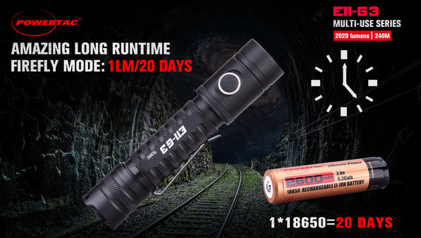 E11-Gen3 2020 Lumen Rechargeable EDC Flashlight-Best Selling EDC