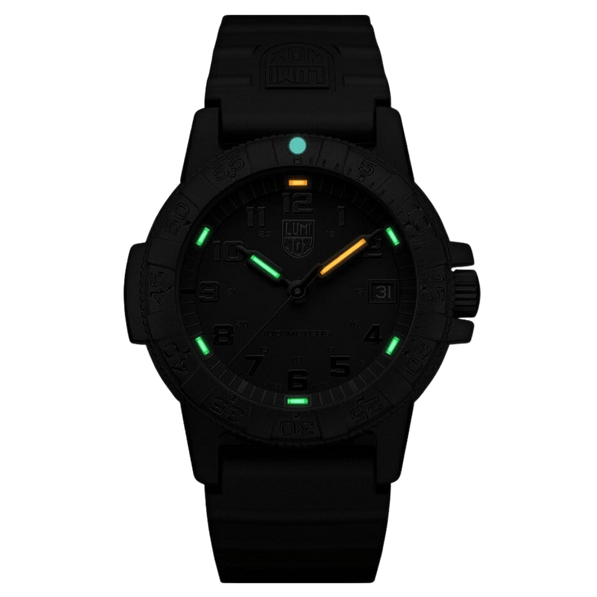 Leatherback SEA Turtle, 39 mm, Outdoor Watch, Blackout
