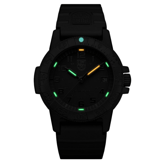 Leatherback SEA Turtle, 39 mm, Outdoor Watch, Blackout
